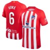 Original Fußballtrikot Atlético Madrid Koke 6 Heimtrikot 2023-24 Für Herren